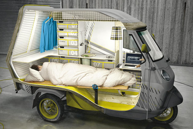 Home Ultra Tiny Portable Home by Cornelius Comanns