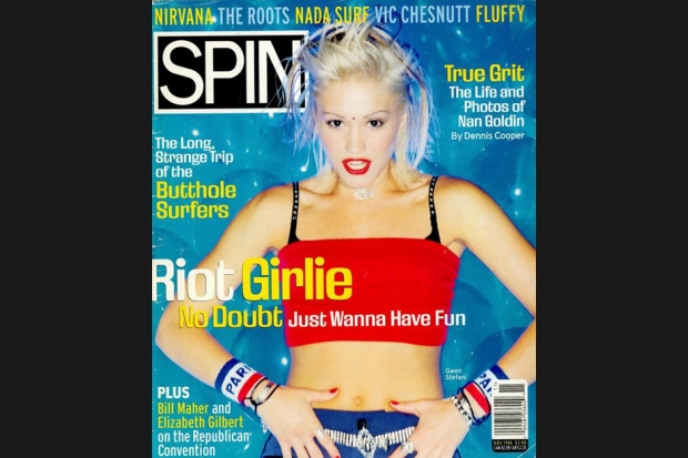 No Doubt 96 11 spin cover SPIN Magazine Covers of the 90s