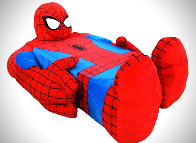 Spidey Giant Bed Shaped Like Spider Man for Kids
