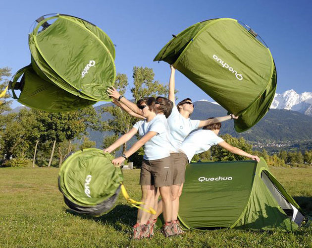Tent1 Quechua Instant Tent Assembles In Seconds