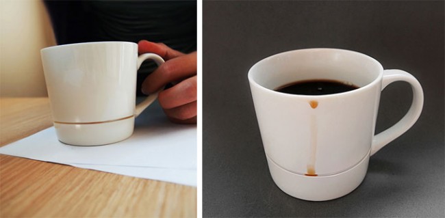The coffee mug design avoids coffee stains 650x319 The coffee mug design avoids coffee stains
