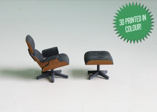 3D PRINTED EAMES LOUNGE CHAIR Wohn DesignTrend Mini Eames Chair aus dem 3D Drucker von Kevin Spencer 03 3D PRINTED EAMES LOUNGE CHAIR