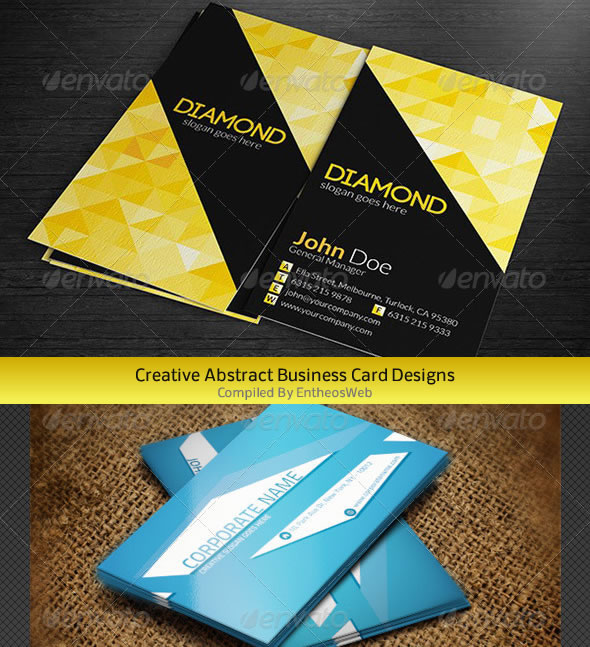 abstract bcfimg Creative Abstract Business Card Designs