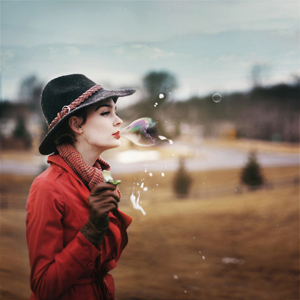 all my life i lived in a bubble by karrah kobus Conceptual Photography by Karrah Kobus