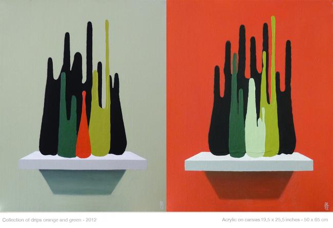 COLLECTION OF DRIPS coulure vert orange1 650x444 COLLECTION OF DRIPS