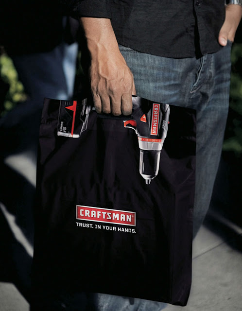 craftsman tools drill bag11 25 Creative Shopping Bag Advertisements