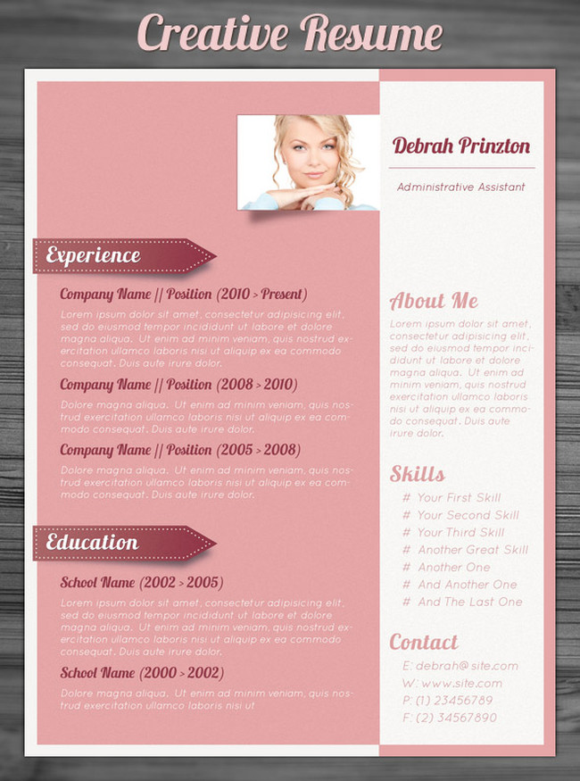 creative resume CV Templates that Help You Get Hired