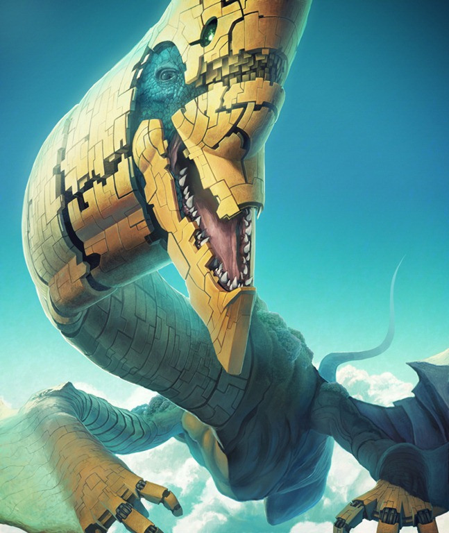 creativepost2 bigmonsworld 11 Fantasy Art of Giant monsters, Gigantic world
