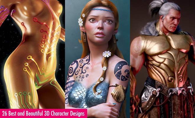 f865 26 Best and Beautiful 3D Character Designs by Fabricio Moraes and Titouan Olive