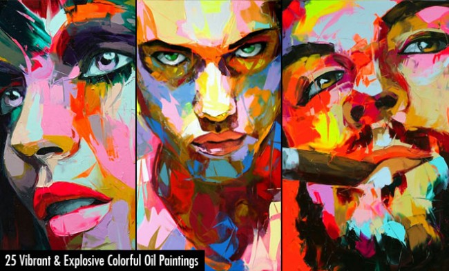f910 650x393 25 Vibrant and Explosive Colorful Oil Paintings by Francoise Nielly
