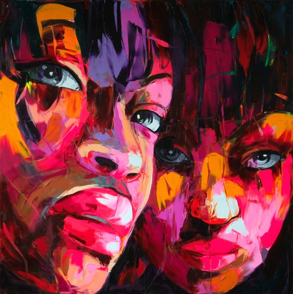 f911 25 Vibrant and Explosive Colorful Oil Paintings by Francoise Nielly