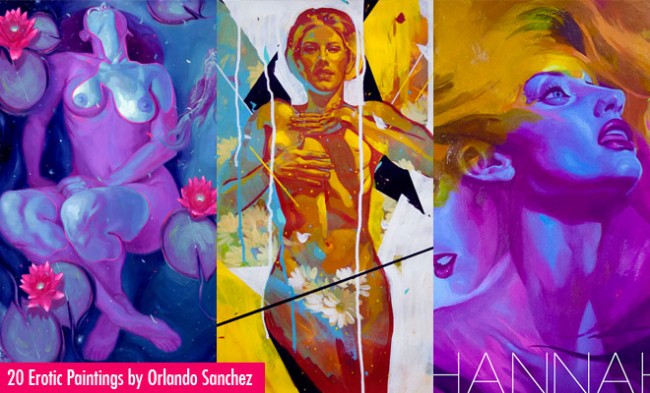 f930 650x393 20 Mind Blowing Erotica Paintings by Orlando Sanchez   The Essence of Beautiful Models