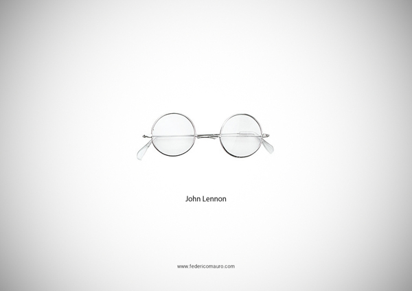 famous eyeglasses 011 Famous Eyeglasses by Federico Mauro