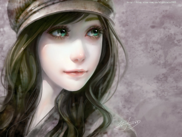 girl3 by yu han Digital Art by Yu Han Chen