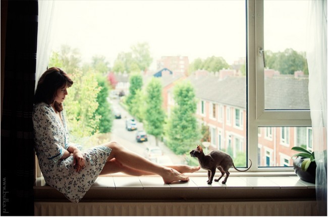Cat with Girls kitten567857 650x430 Cat with Girls