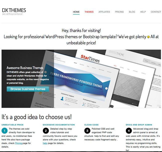 md2 DXThemes: 50+ WP Themes and Responsive Templates   only $27!