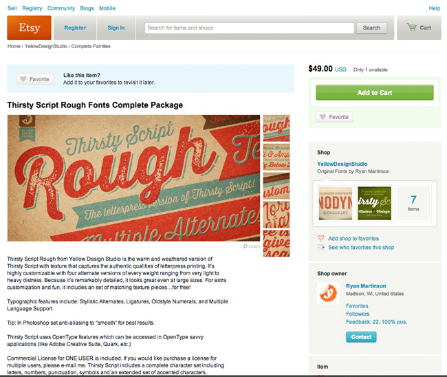 Thirsty Rough Font Family only $9! md6 Thirsty Rough Font Family only $9!