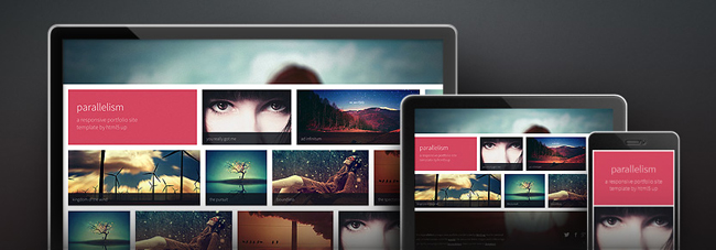 parallelism des 10+ Free Responsive HTML5 Templates from HTML5 Up
