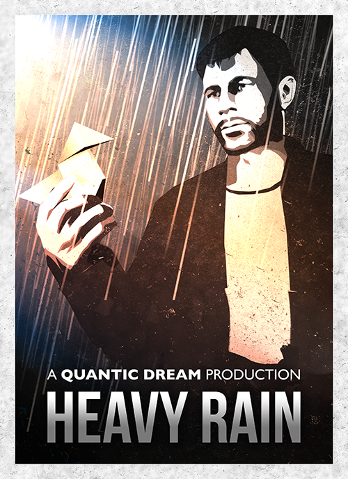 rain Video Game Posters