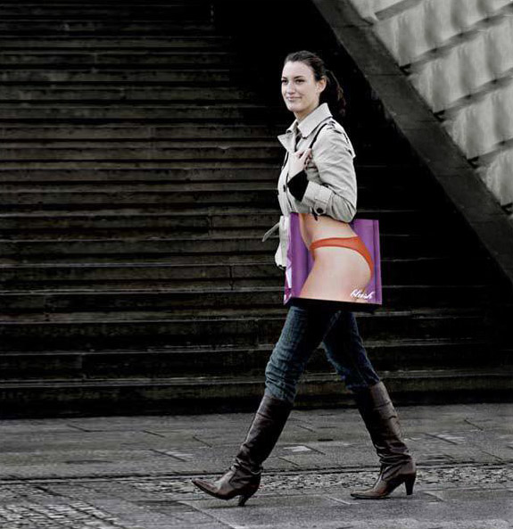 shopping bag ads xray11 25 Creative Shopping Bag Advertisements