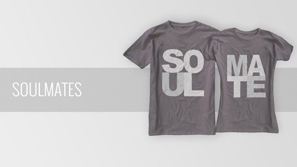 Matching Couple T shirts soulmates2 Matching Couple T shirts