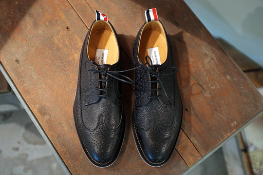 thom browne tricolor brogue 2 5 Brogues on Sale right now