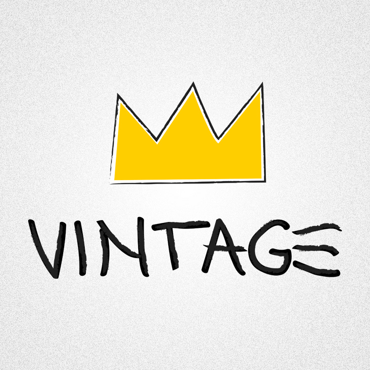 vintageness 04 vintage jean michel basquiat style 02 Vintage (Jean Michel Basquiat style) t shirt. Vintageness collection