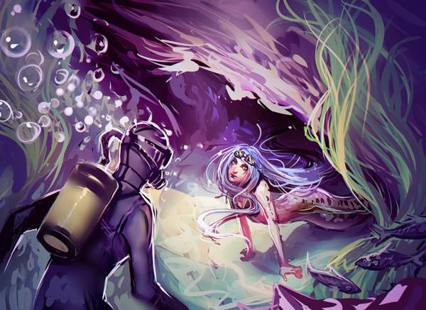 Digital Art by moni158 visitor by moni158 Digital Art by moni158