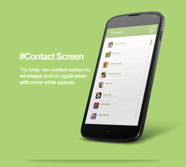 Whatsapp Android App Re design whatsapp 2 Whatsapp Android App Re design