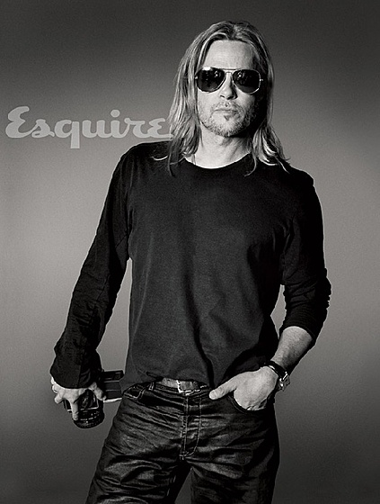zagruzhennoe Stylish and brutal Brad Pitt for Esquire