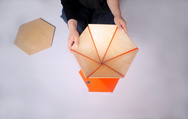 zhangthonsgaard 15 650x413 Playtime, furniture you can paper fold into shape