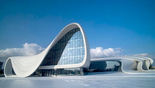 HeydarAliyevCentreZahaHadid1 650x369 Zaha Hadid’s Fluid New Cultural Center For Azerbaijan
