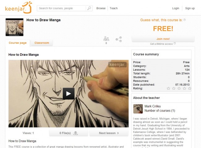 manga 650x480 Interested in Manga? Over 28 hours of Manga drawing lessons by the great Mark Crilley! 