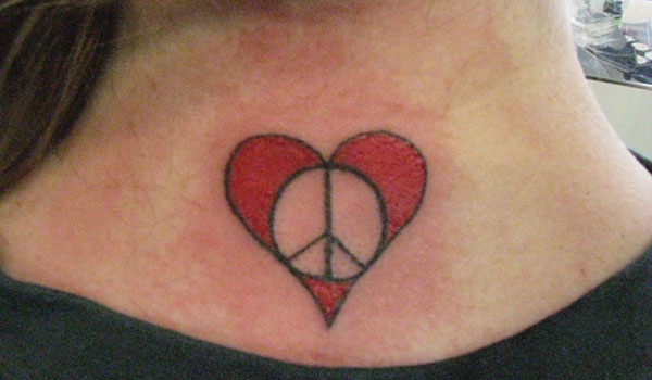 peace tattoo 25 Lovely Small Tattoos Design