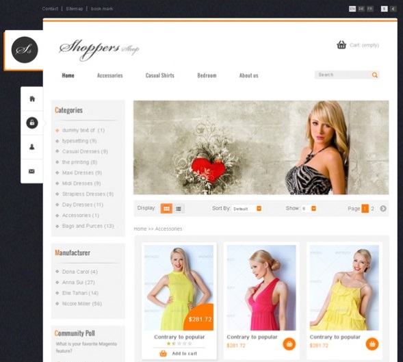 shoppers13 Creative & Responsive OpenCart Themes for Online Shopping Business