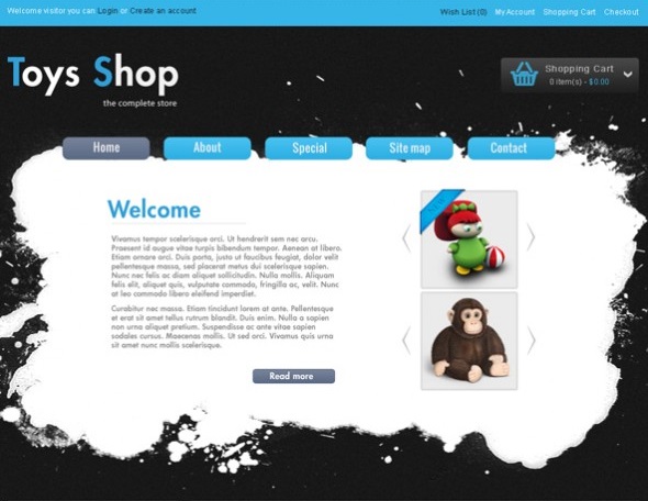 toy1 Creative & Responsive OpenCart Themes for Online Shopping Business