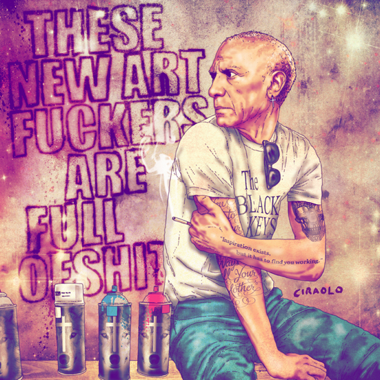  Modern Artists Illustration by Fab Ciraolo