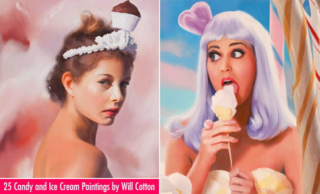 g517 25 Stunning Candy and Ice Cream themed Paintings by Will Cotton
