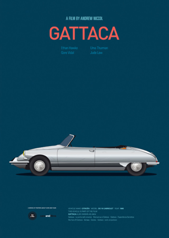 pfc1 Posters with cars from movies by Jesús Prudencio