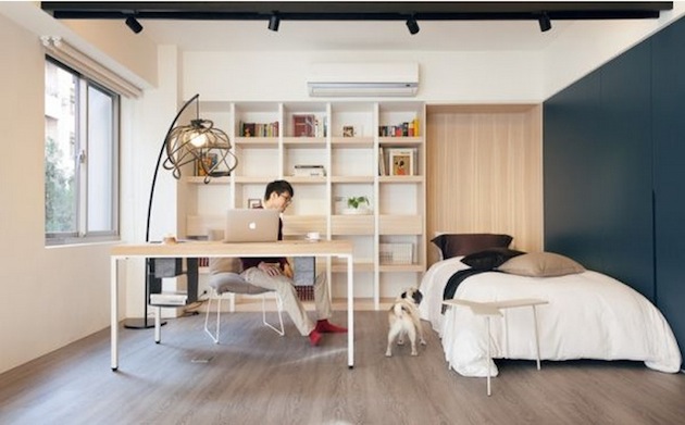  This Taiwan Apartment is Small but Efficient