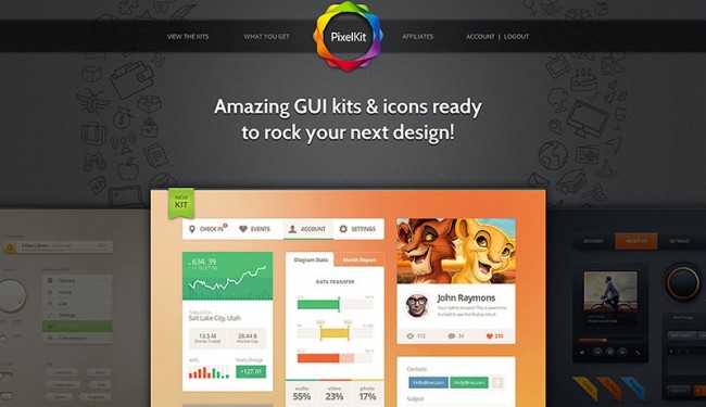 PixelKit Premium UI Kits and Design Resources 650x375 You Can Win 1 of 3 Membership Accounts from PixelKit
