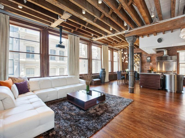 Prince Street Loft 01 1 Kindesign Ultimate contemporary SoHo loft with exquisite details