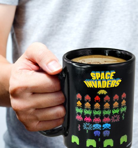 Space Invaders Color Changing Mug Space Invaders Color Changing Mug 