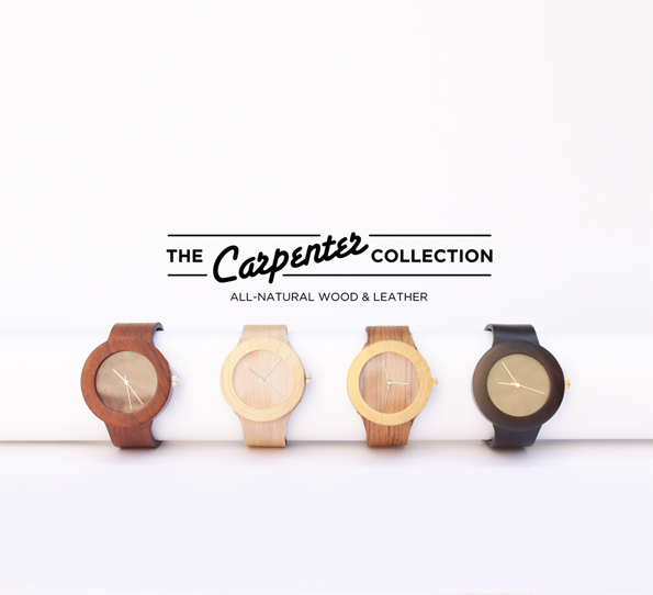 smallest analog watch co the carpenter collection Analog Watch Co. Liberates the Wooden Band from Clunky Links, Q&A with founder