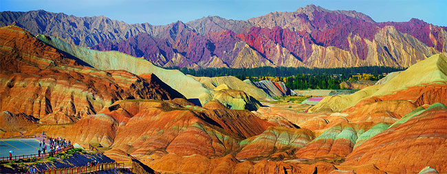 6 Zhangye Danxia Landform Geological Park in China