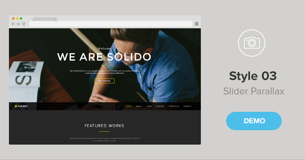 demo03 Solido Responsive One Page Parallax Template