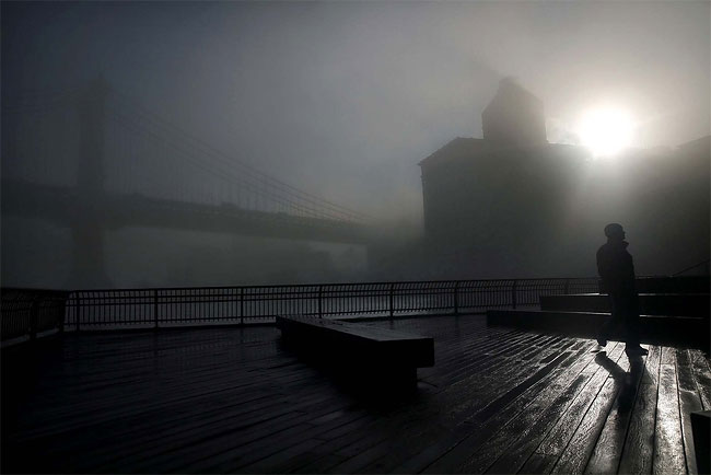 1192 Breath of the Apocalypse: Heavy Fog Covers NYC Skyline
