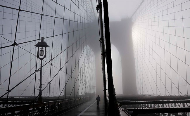 1239 Breath of the Apocalypse: Heavy Fog Covers NYC Skyline