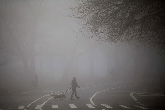 1427 Breath of the Apocalypse: Heavy Fog Covers NYC Skyline