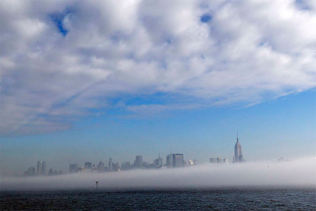 767 Breath of the Apocalypse: Heavy Fog Covers NYC Skyline